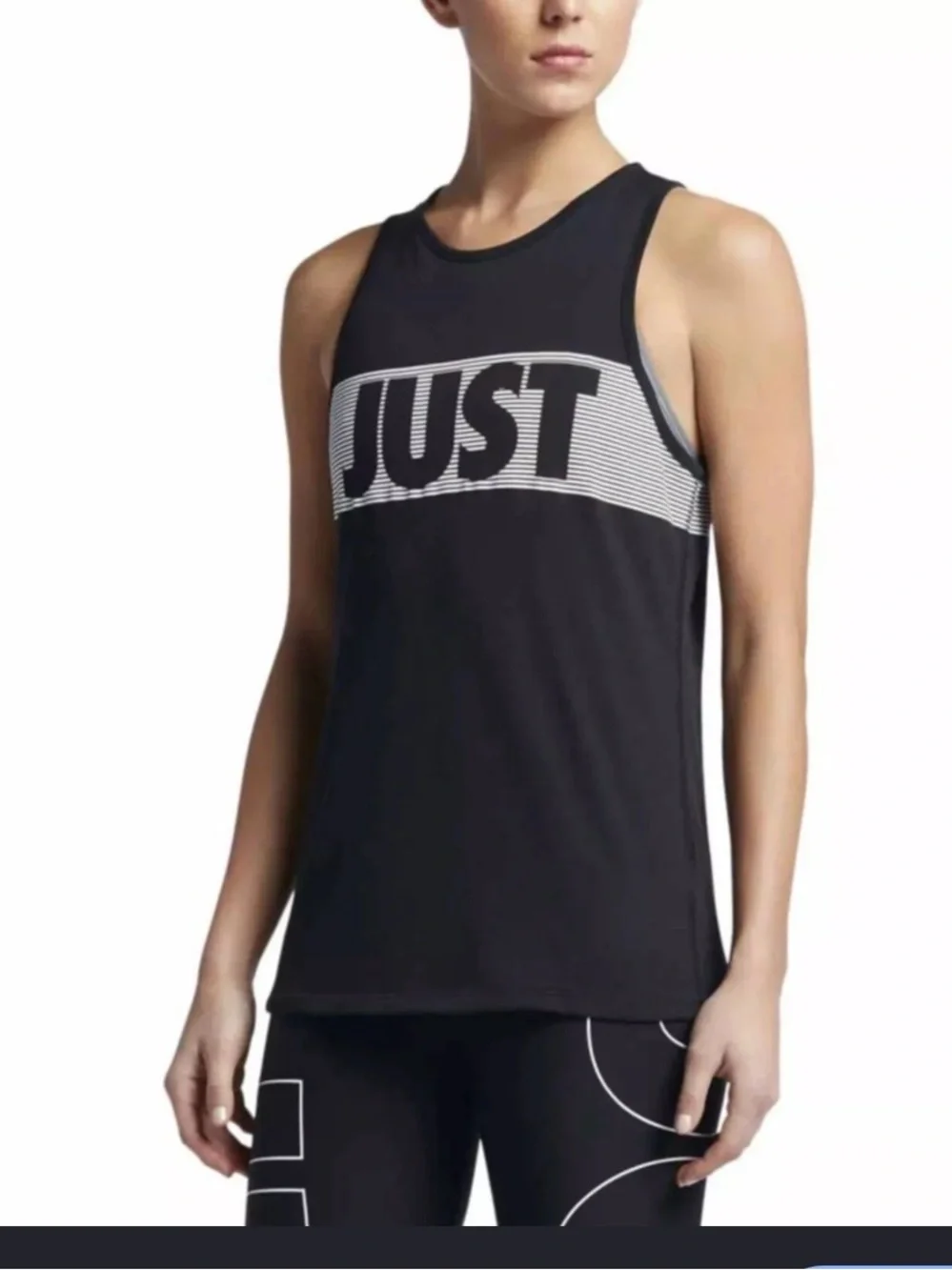 Nike Black Women's 'DO IT' Racerback Tank